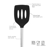 Silicone and Stainless Steel Slotted Turner