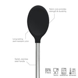 Silicone and Stainless Steel Mixing Spoon