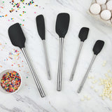 Flex-Core® Silicone and Stainless Steel Spatulas - Set of 5