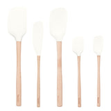 Flex-Core® Silicone and Wood Spatulas - Set of 5