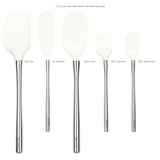 Flex-Core® Silicone and Stainless Steel Spatulas - Set of 5