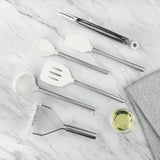 Silicone and Stainless Steel Utensils - Set of 6