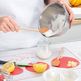Flex-Core® Mini Spatula + Spoonula with Wood Handle
