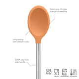 Silicone and Stainless Steel Mixing Spoon