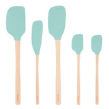 Flex-Core® Silicone and Wood Spatulas - Set of 5