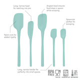 Flex-Core® All-Silicone Spatulas - Set of 5
