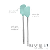 Flex-Core® Mini Spatula + Spoonula with Stainless Steel Handle