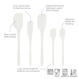 Flex-Core® All-Silicone Spatulas - Set of 5