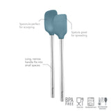 Flex-Core® Mini Spatula + Spoonula with Stainless Steel Handle
