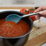 Silicone and Stainless Steel Mixing Spoon