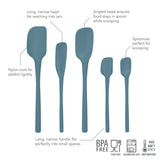 Flex-Core® All-Silicone Spatulas - Set of 5