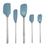 Flex-Core® Silicone and Stainless Steel Spatulas - Set of 5