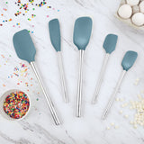 Flex-Core® Silicone and Stainless Steel Spatulas - Set of 5