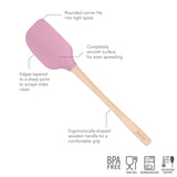 Flex-Core® Silicone and Wood Spatula