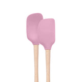 Flex-Core® Mini Spatula + Spoonula with Wood Handle