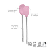Flex-Core® Mini Spatula + Spoonula with Stainless Steel Handle