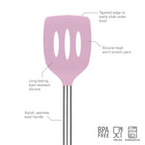 Silicone and Stainless Steel Slotted Turner