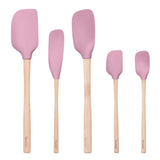 Flex-Core® Silicone and Wood Spatulas - Set of 5