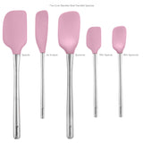 Flex-Core® Silicone and Stainless Steel Spatulas - Set of 5