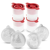 Christmas Ornament Ice Molds - Set of 4