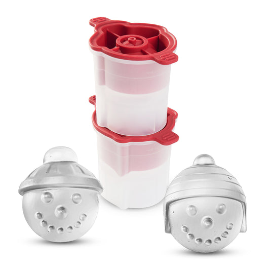 Knit Hat Snowman Ice Molds - Set of 2