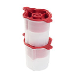 Knit Hat Snowman Ice Molds - Set of 2