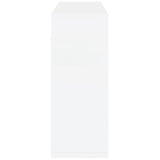Prescott Rectangular Home Bar Table White High Gloss
