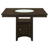 Gabriel 7-Piece Upholstered-Back Counter Height Dining Set Cappuccino