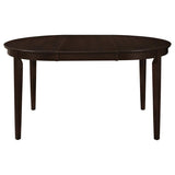 Gabriel Oval Extension Dining Table with Removable Leaf Cappuccino