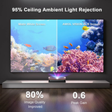 LTV-3000 Pro 120''-132'' Cinematic ALR Screen Bundle