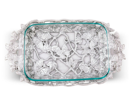 Butterfly Pyrex Holder 3qt