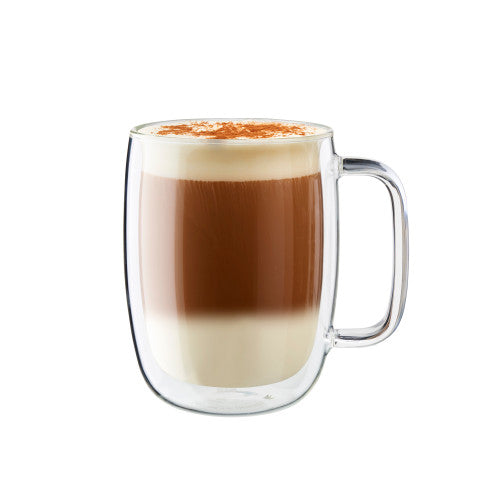 ZWILLING Sorrento Plus 2-pc Double-Wall Glass Latte Mug Set