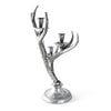 Three-Light Metal Antler Candlestick