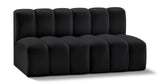 Arc Vegan Leather Modular Sofa - Luxurious Design with Deep Channel Tufting for Chic Interiors