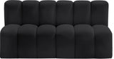 Arc Vegan Leather Modular Sofa - Luxurious Design with Deep Channel Tufting for Chic Interiors
