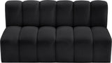 Arc Vegan Leather Modular Sofa - Luxurious Design with Deep Channel Tufting for Chic Interiors