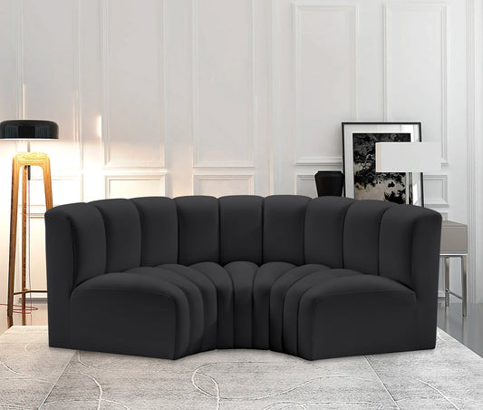 Arc Vegan Leather Modular Sofa – Elevate Your Space with Timeless Sophistication and Versatile Design!