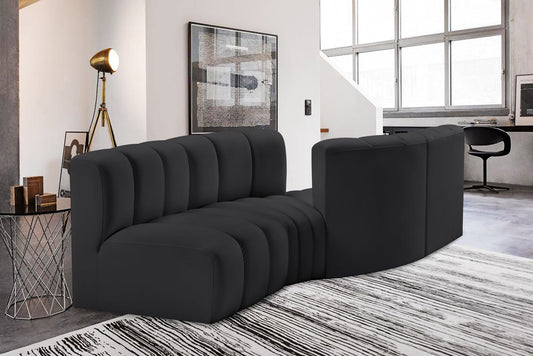 Arc Vegan Leather Modular Sofa - Elevate Your Space with Timeless Sophistication and Versatile Design