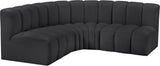 Arc Vegan Leather Modular Sofa - Elevate Your Space with Luxurious Design and Versatile Comfort