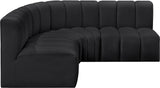 Arc Vegan Leather Modular Sofa - Elevate Your Space with Luxurious Design and Versatile Comfort