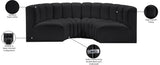 Arc Vegan Leather Modular Sofa - Elevate Your Space with Luxurious Design and Versatile Style Options