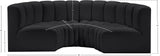 Arc Vegan Leather Modular Sofa - Elevate Your Space with Luxurious Design and Versatile Style Options