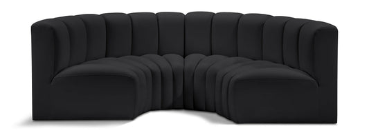 Arc Vegan Leather Modular Sofa - Elevate Your Space with Luxurious Design and Versatile Style Options