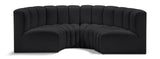 Arc Vegan Leather Modular Sofa - Elevate Your Space with Luxurious Design and Versatile Style Options