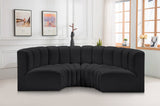 Arc Vegan Leather Modular Sofa - Elevate Your Space with Luxurious Design and Versatile Style Options