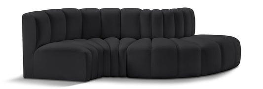 Arc Vegan Leather Modular Sofa – Elevate Your Space with Timeless Luxury and Versatile Design