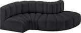 Arc Vegan Leather Modular Sofa – Elevate Your Space with Timeless Luxury and Versatile Design