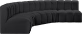 Arc Vegan Leather Modular Sofa: Elevate Your Space with Luxurious Comfort and Modern Versatility