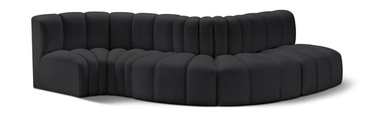Arc Vegan Leather Modular Sofa – Elevate Your Space with Modern Luxury and Versatile Design Options