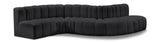 Arc Vegan Leather Modular Sofa – Elevate Your Space with Timeless Sophistication and Versatile Style